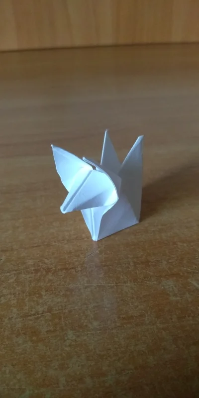 QuePasa - Minimalistyczny lisek
#origami #diy #tworczoscwlasna #papierowebarachlo