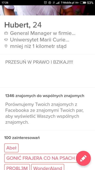 PauloProElo - Mireczki dobrze to robię? Opis może być? 
#podrywajzwykopem #tinder