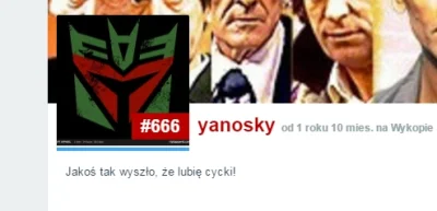 yanosky - Lubię być #666 , więc #chwalesie
