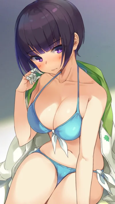 j.....n - #randomanimeshit #eromangasensei #senjumuramasa #swimsuit #