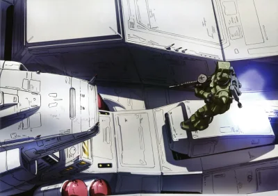 n.....S - #randomanimeshit #mechy #gundam #zaku #whitebase