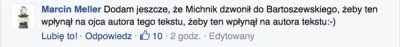 benzenhauer - @benzenhauer: jako bonus: tweet autora blokowanego artykułu - Marcina M...