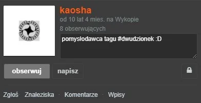 acidd - > P. S. Jestem z siebie dumny (⌐ ͡■ ͜ʖ ͡■)

@kaosha: ja z Ciebie też :D ja ...