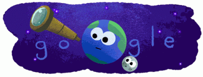 Mesk - Google Doodle na temat odkrycia nowych planet 
#gif #gifyzdorysowanymibuzkami...