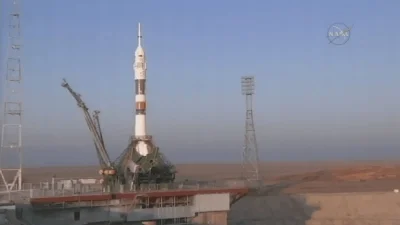 blamedrop - Start rakiety Sojuz-FG wraz z załogową misją TMA-19M na Międzynarodową St...