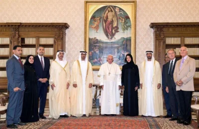 blinxdxb - Papież Franciszek odwiedzi w lutym 2019 Zjednoczone Emiraty Arabskie, gdzi...
