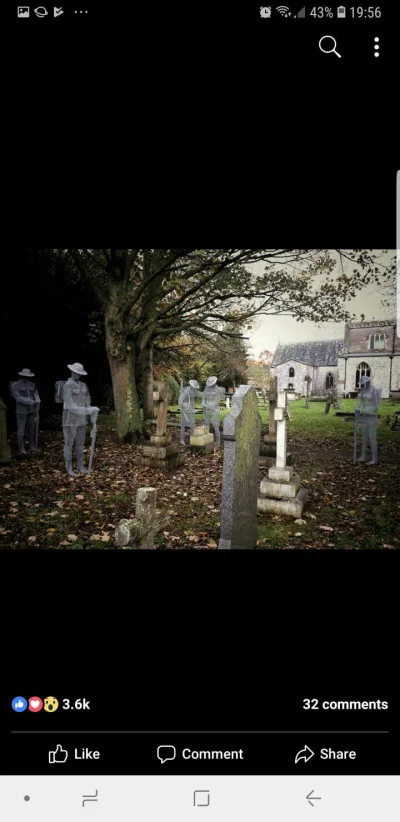 MarkoWN - 11 Listopada. ... tak w Anglii "przystrojony " był jeden z cmentarzy.... pi...
