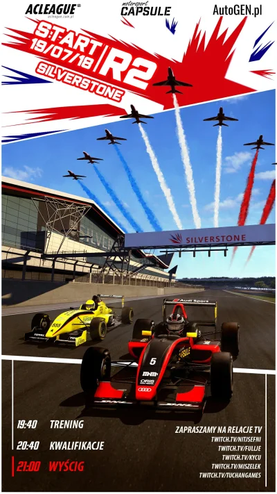 ACLeague - Oto kary za drugą rundę Motorsport Capsule F4 GP @ Silverstone GP:

PRO:...