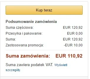 Cyfranek - Aktualizacja akcji promocyjnej. Do północy Kindle Paperwhite 3 za 110,92 E...