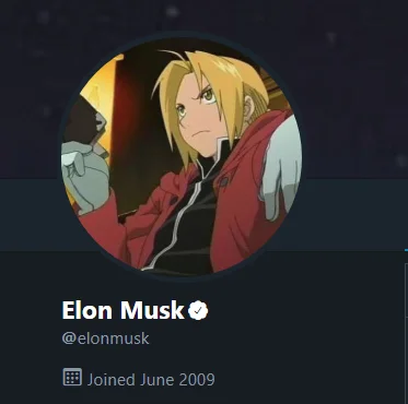 L.....m - Elon już nie jest owcą, teraz identyfikuje się jako Edward Elric
https://t...