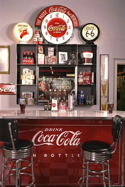 ntdc - Coca-cola bar. 

#retro
