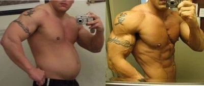 Gadzinski - @syndrom: siłownia przed i po.