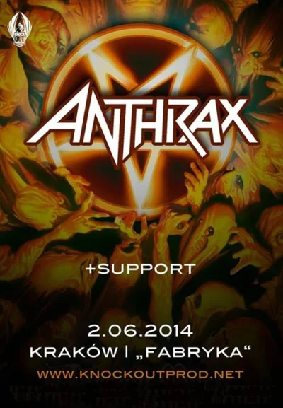 ThrashMetal - #anthrax 2.06.2014 w Krakowie na koncercie :P #thrashmetal #metal #konc...