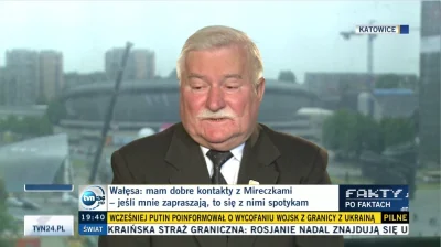 team1212 - Właśnie występuje @lechwalesa w #tvn24, co ten Leszek to ja nie 0_0 #lechw...