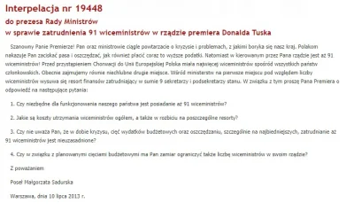 saakaszi - 4 lata temu posłanka PiS Małgorzata Sadurska napisała interpelację do ówcz...