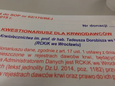 p.....a - Czuje się dobrze człowiek ;)

#wroclaw #rckik #krew #rckikwroclaw