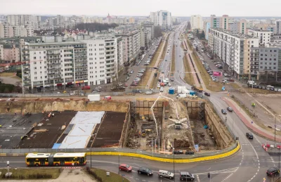 marc1027 - Warszawa: zakończono budowę pierwszej sekcji tunelu Południowej Obwodnicy ...