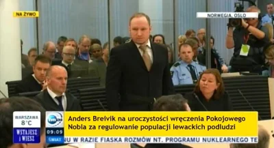 G.....2 - Odebrać mu nagrodę i wręczyć Breivikowi!