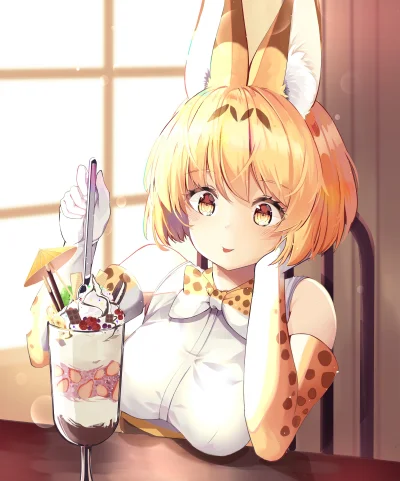 Kamil85R - #kemonofriends #anime #randomanimeshit #kemonomimi #serval