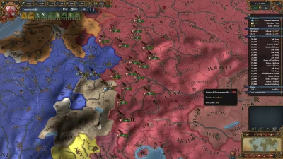 pancernycyklopchaosu - To uczucie gdy jestes gotowy do ataku na francje...
#eu4