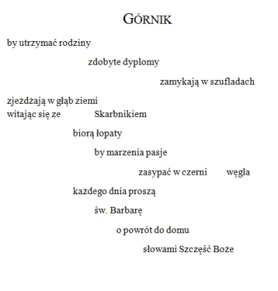 BlutaczPLS - @mkarweta: Piękny wiersz biały