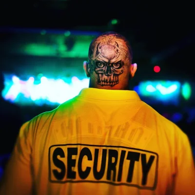 SayWhatSayWhat - "Photo by @shaulschwarz - Tattooed security man at a Club in LA. Out...