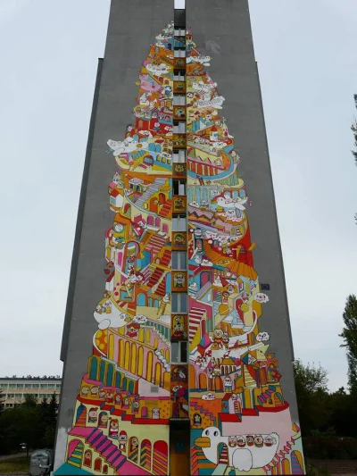 Zircon - Jeszcze jeden nowy mural na akademiku nazywanym łódzką "Wieżą Babel" 

Mat...