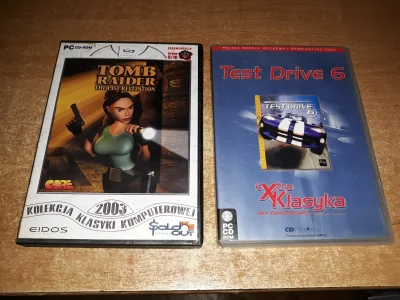 krykoz - Kupiłem dzisiaj dwie fajne gierki. 5 zł razem za obie.

Test Drive 6
Tomb Ra...