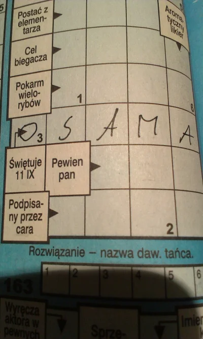 kanapkazprzeciagiem - #krzyzowki #heheszki Nie mogłem się powstrzymać...