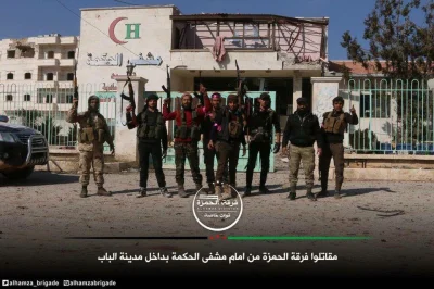 JanLaguna - FSA z pomocą Turków robi dalsze postępy w Al Bab. Dzisiaj nad ranem zajęl...