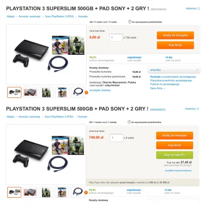 zpue - 1. @dzikakaczkabez_dzioba znajduje ciekawy #cebuladeals na #ps3 po 9 zł za szt...