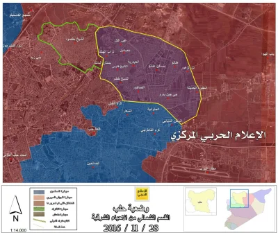 60groszyzawpis - Cała północno - wschodnia część Aleppo już pod kontrolą rządowych. C...