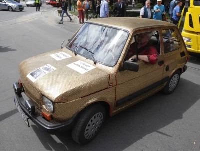 baftek - Wystawiony na licytację został znany już gdzieniegdzie Fiat 126p "grosik", c...