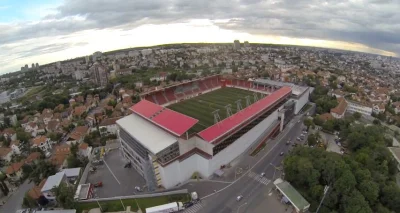 mat1984 - Stadion Event Place (Voždovac) w Belgradzie zlokalizowany na dachu centrum ...