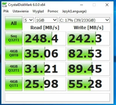 Konrad1007 - #ssd #pcmasterrace 
Czy coś robię nie tak? 850 evo 250GB w moim staroci...