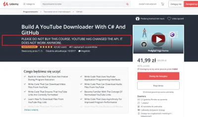 ginigij - co do udemy.... jeden wielki smietnik, nieaktualizowany kupilem tam z 6 kur...