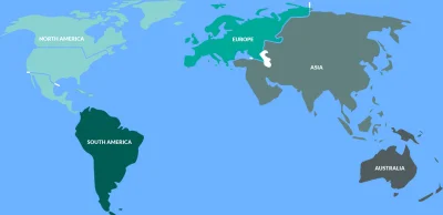 dejadeja - Oto mapa świata jak powinna wyglądać aby nie było googli