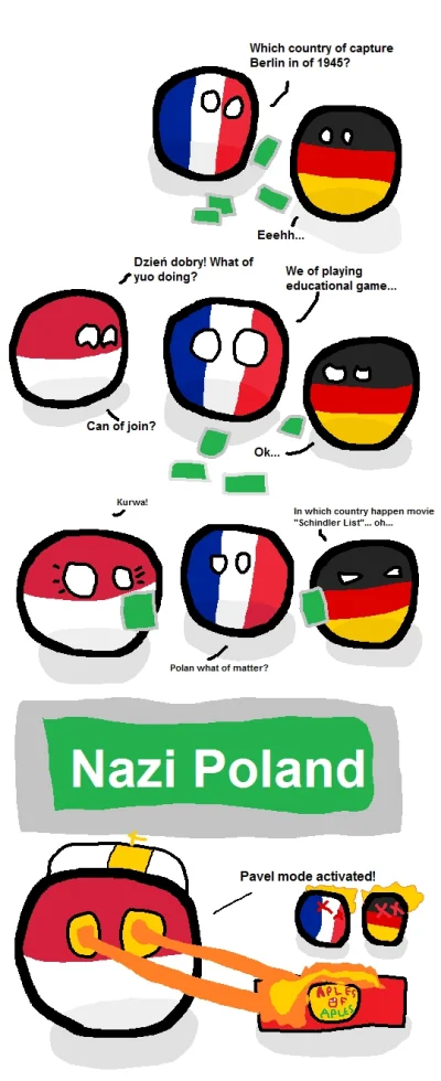 Willux - A ja głupi, nie domyśliłem się że o to chodzi w tym komiksie.

#polandball...