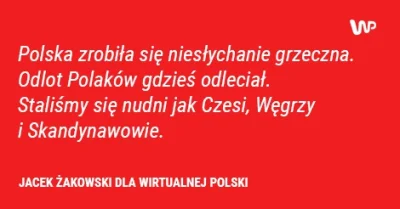 WirtualnaPolska - Czy Polska rzeczywiście zrobiła się nudna?
Czy to dobrze czy źle?
...