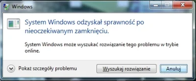 A.....o - Czasami zdarza mi się, że Windows #!$%@? blue screena i po restarcie pojawi...