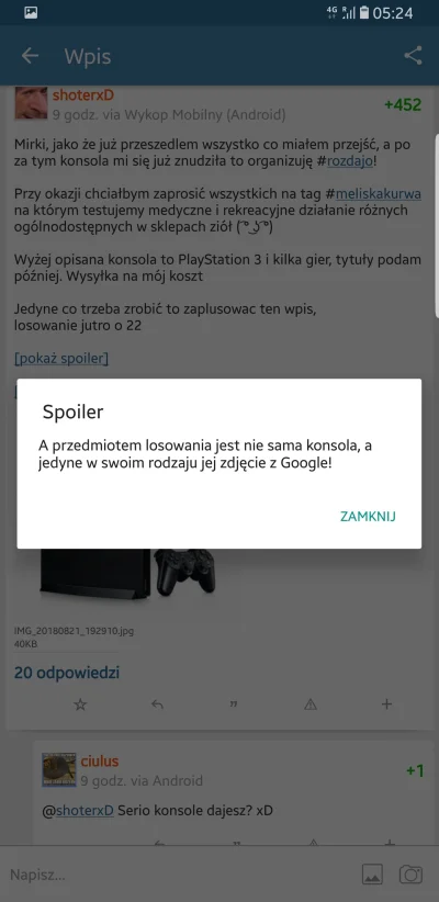 v.....k - @shoterxD Za taki rzebroplus powinni się Ciebie pozbyć,ani to śmieszne ani ...