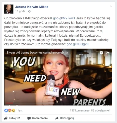 dziaru - Hmm.. wygląda na to, że JKM zmienił zdanie i dziecko nie jest już własnością...