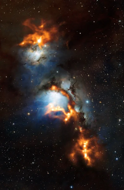 SchrodingerKatze64 - Zdjęcie przedstawia obszar otaczający mgławicę refleksyjną M78 k...