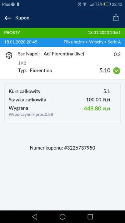 wobler_morderca - Napoli Napoli kuponu nie #!$%@?, jeśli postawisz na ich porażkę (⌐ ...