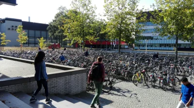 S.....n - Wiesz, że studiujesz w Holandii, kiedy parking przed uniwersytetem wygląda ...