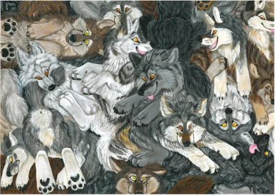 SadWolf - Za mało zwierzaków na tagu #feral
#furry #wilk
