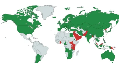 wdroge - #mapporn 
Czy można legalnie popełnić samobójstwo w danym kraju?

Zielony...