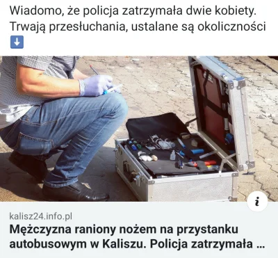 Vanni - O podobnej porze 100 km dalej, w Kaliszu, również zaatakowano nożem mężczyznę...