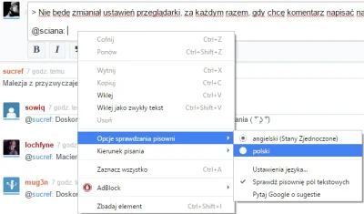 prostynick - > Nie będę zmianiał ustawień przeglądarki, za każdym razem, gdy chcę kom...