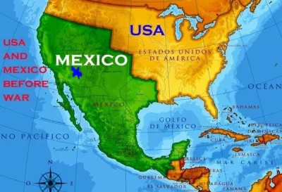 ajatollahchomeini - @ajatollahchomeini: USA i Meksyk przed wojną 1846